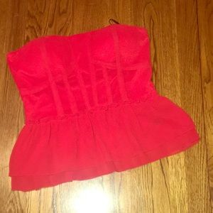 Bebe strapless shirt